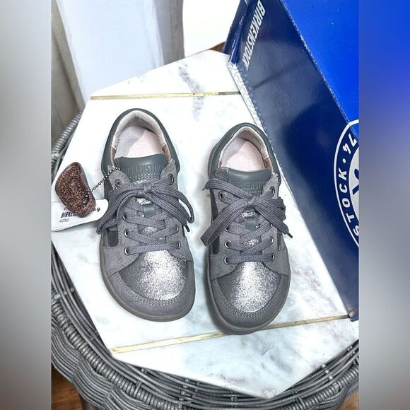 NEW BIRKENSTOCK Leather Kids Toddler Supportive Sneakers Shoes Size EU 29 US 11 - Picture 6 of 15